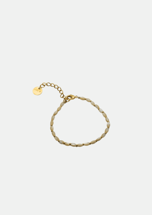 Bracelet Brune en perles de nacre